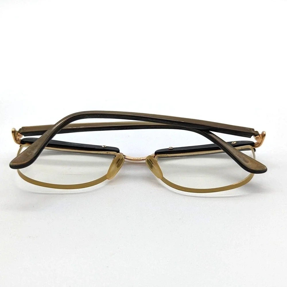 Amor Gold Filled Half Frame Glasses Vintage 1960s Made in France Says 18mm GF